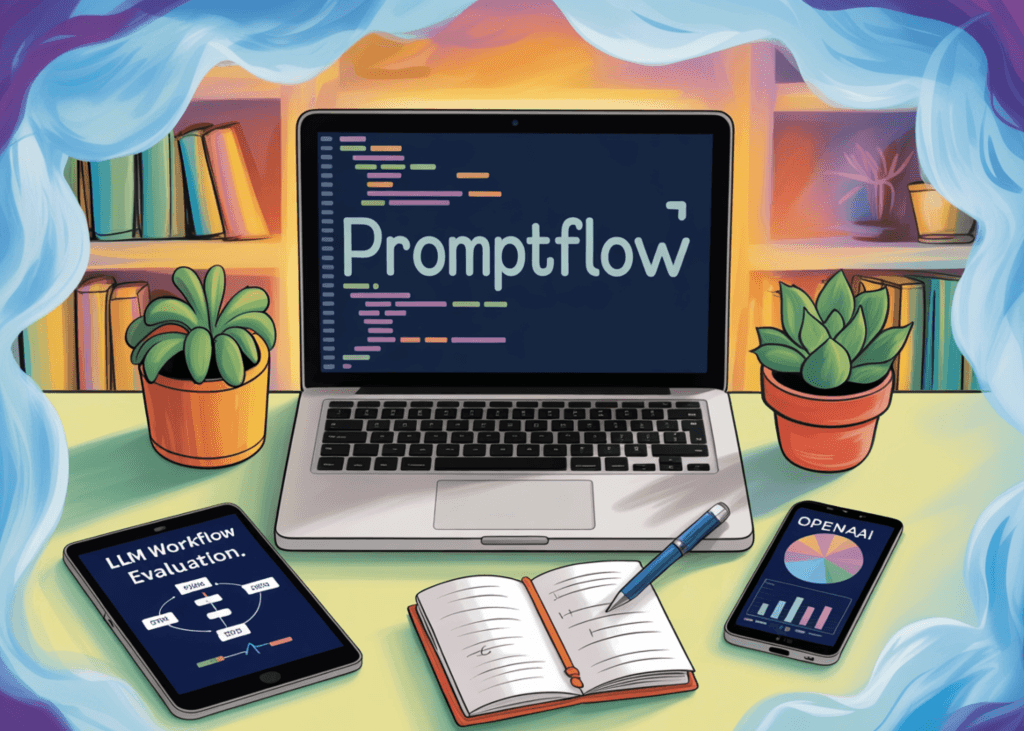 How to create trackable and evaluate LLM workflows using Promptflow, Prompty, and OpenAI